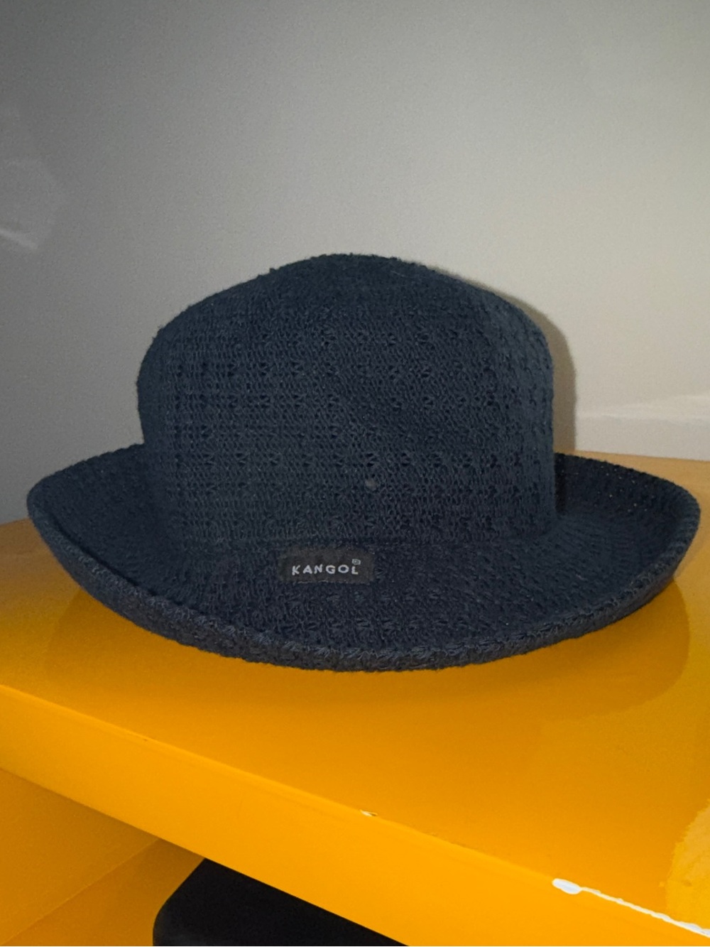 KANGOL (Made in CUMBRIA, ENGLAND) Crochet Crusher Hat